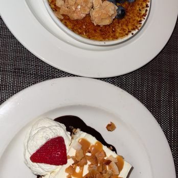 Hemenway's Restaurant - CARAMEL CHEESECAKE and creme brûlée - Seafood Near Me - Providence, Rhode Island