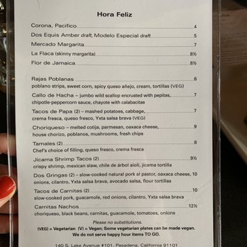 Mercado - Pasadena - HH menu (Mar 2019) - Mexican Near Me - Pasadena, California Mercado - Pasadena - HH menu (Mar 2019) - Mexican Near Me - Pasadena, California