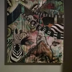 Black Hammer Brewing Company - The walls are adorned with super cool abstract modern art. I think its from local artists too!