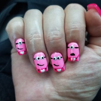 QV Nails - Valentine nails done by Quincy, Feb 1, 2020 - Nail Salons Near Me - Simi Valley, California