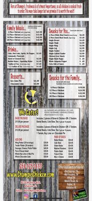Menu photo 7 Champy's Chicken Madison, AL