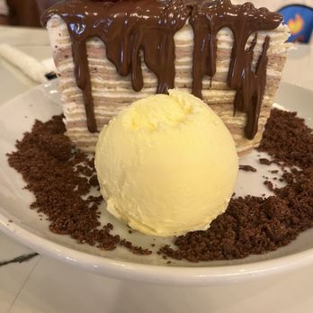 Barbas Cakes And Coffee - Nutella crepe cake - Cafeteria Near Me - Tijuana, BCN Barbas Cakes And Coffee - Nutella crepe cake - Cafeteria Near Me - Tijuana, BCN