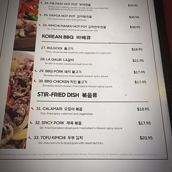 Namsan - Menu 3 - Korean Near Me - Kalamazoo, Michigan