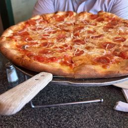 Pepperoni and onion, yummy  simple and done right