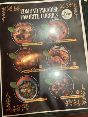 Menu photo 3 Edmond Paradise Edmond, OK