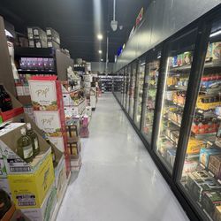 Jackson Wine & Spirits - Aisle in front of freezers
