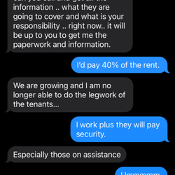 CHQ Property Maintenance - Lisa Muscarella Being discriminatory towards section 8 voucher holders. Making up lies about not being able rent due to hands being tied