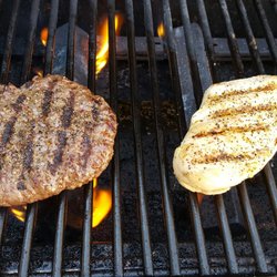 The Meat Market - Fresh ground chuck, and their amazing chicken breast. Great place to get food for grilling.