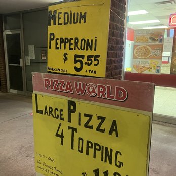 Pizza World - a sign for a pizza place - Pizza Near Me - Hamilton, Ontario Pizza World - a sign for a pizza place - Pizza Near Me - Hamilton, Ontario