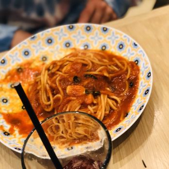 Bottiglia - Spaghetti and Meatballs.  Minus the meatballs.  Good! - Italian Near Me - Henderson, Nevada