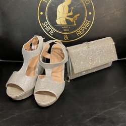 The Shoe Care Co. - Wedding shoes and purse repaired like new!