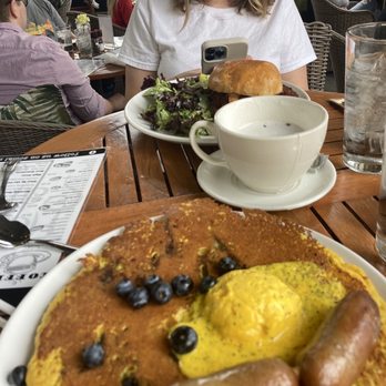 Hershey Pantry - Lemon blueberry pancakes-huge! But so good...the flavor was an A+. - Breakfast & Brunch Near Me - Hershey, Pennsylvania
