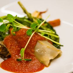 Encore Catering - Veggie Wrap Vegetarian Plated Dinner