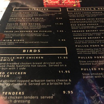 Red Door Bar & Grill - Burgers Near Me - Springdale, Arkansas