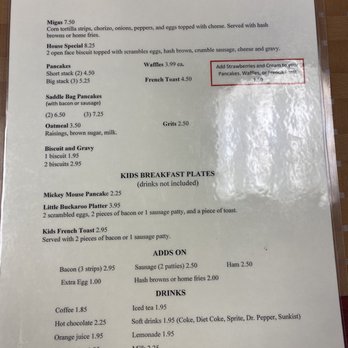 Countryside Cafe - Menu - American Near Me - Mexia, Texas