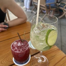 Montrose bramble and Hugo Spritz Montrose bramble and Hugo Spritz