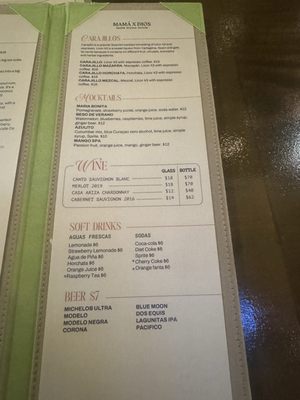 Menu photo 4 Mama X Dios Dallas, TX