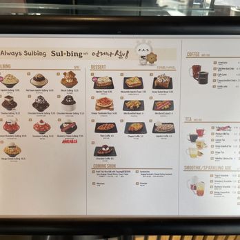 Sulbing - Menu - Desserts Near Me - Santa Clara, California Sulbing - Menu - Desserts Near Me - Santa Clara, California