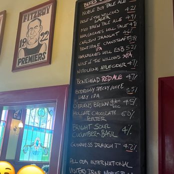 Napier Hotel - Tap list - Bars Near Me - Fitzroy, VIC