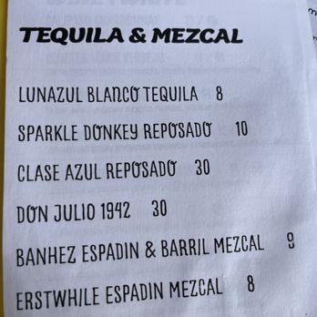 JenChan's - One of the pages of the drink menu - Pizza Near Me - Atlanta, Georgia