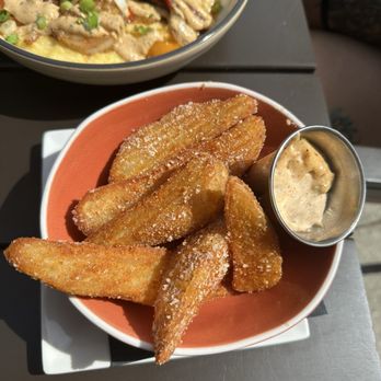 The Stubborn Mule - Truffle Potato Wedges - New American Near Me - Orlando, Florida The Stubborn Mule - Truffle Potato Wedges - New American Near Me - Orlando, Florida