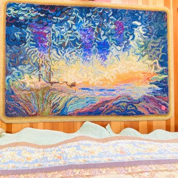 The Chestnut House - One of the gorgeous handmade rugs by the owner's father. - Hotels Near Me - Nantucket, Massachusetts