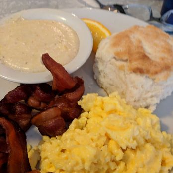 Home Grown - Simple s rambled eggs with excellent bacon, grits and the best darn biscuit - Diners Near Me - Atlanta, Georgia