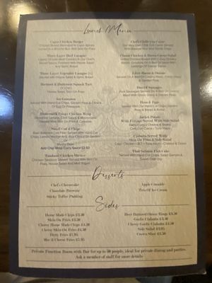 Menu photo 1 The Old Crown Coventry, XWM