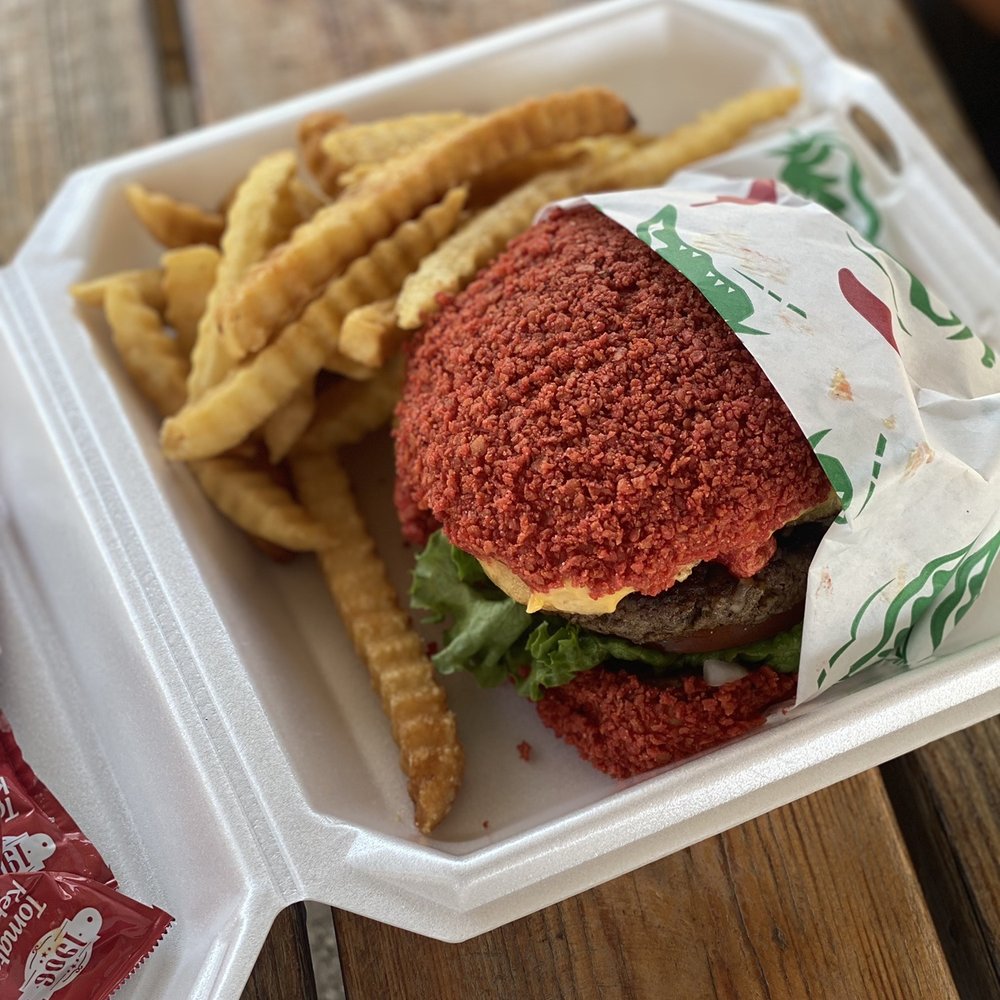 Mr. Munchie’z - Hot Cheetos burger - Food Trucks Near Me - San Angelo, Texas Mr. Munchie’z - Hot Cheetos burger - Food Trucks Near Me - San Angelo, Texas