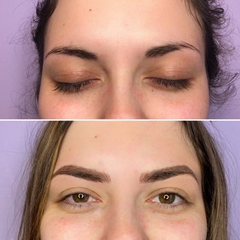 Third Eye Brows - Before any microblading and immediately after my touch up session - Permanent Makeup Near Me Third Eye Brows - Before any microblading and immediately after my touch up session - Permanent Makeup Near Me