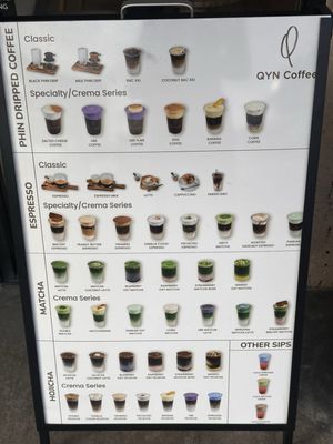 Menu photo 3 QYN Coffee Costa Mesa, CA