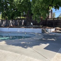 They made the wall, stairs, and extended the concrete for my pool. They made the wall, stairs, and extended the concrete for my pool.