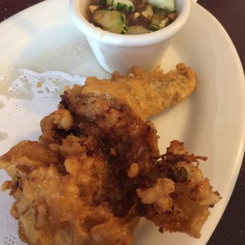 The Thai Restaurant - Yeah! Today they have the stuffed Angel Wings appetizer, so we are all so happy! Homemade! - Thai Near Me - Lancaster, California The Thai Restaurant - Yeah! Today they have the stuffed Angel Wings appetizer, so we are all so happy! Homemade! - Thai Near Me - Lancaster, California