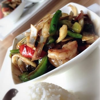 My Thai Cuisine - Shrimp Pad Num Prik Pao (Lunch)... - Thai Near Me - Tracy, California