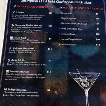 Bag O’ Crab - Cocktail menu 2026 - Seafood Near Me - Goodyear, Arizona