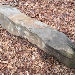 Hawk Rise Sanctuary - Glacier rock