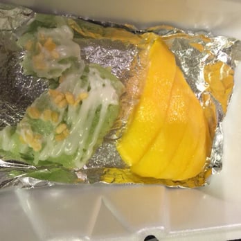 Le Thai Cuisine - The mango was good. The sticky rice was hard and crunchy. - Thai Near Me - Lorton, Virginia
