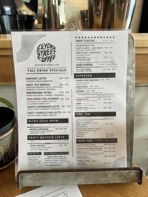 Menu photo 2 Leyden Street Coffee Plymouth, MA Menu photo 2 Leyden Street Coffee Plymouth, MA