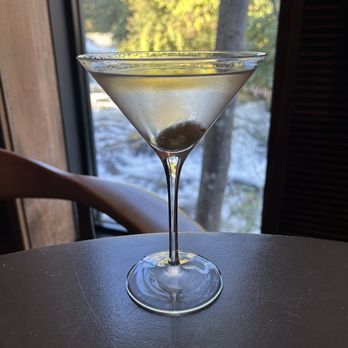 The Roundhouse Hotel - Dirty Martini Kettle One better for you - New American Near Me - Beacon, New York