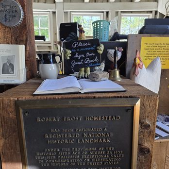 Robert Frost Farm - Please sign guest book. It helps non-profits acquire restoration grants - Landmarks & Historical Buildings Near Me - Derry, New Hampshire Robert Frost Farm - Please sign guest book. It helps non-profits acquire restoration grants - Landmarks & Historical Buildings Near Me - Derry, New Hampshire