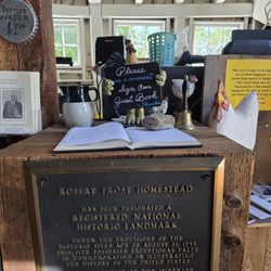 Robert Frost Farm - Please sign guest book. It helps non-profits acquire restoration grants