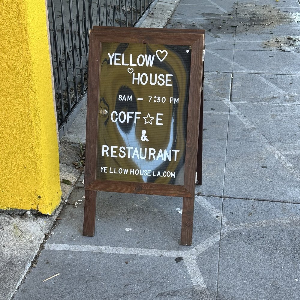 Yellow House Cafe - Outside - Cafes Near Me - Northridge, California Yellow House Cafe - Outside - Cafes Near Me - Northridge, California