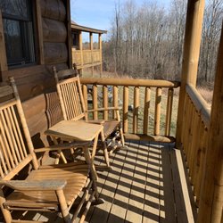 Southern Gap Outdoor Adventure - front porch of Cabin