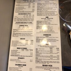 1820 BrewWerks - Menu