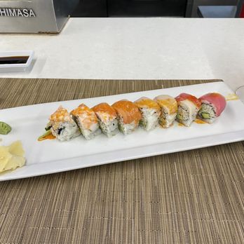 Wicker Park Sushi - a long plate of sushi - Sushi Bars Near Me - Chicago, Illinois