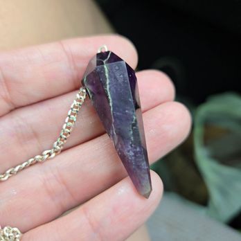 Dragonstar Books and Gifts - Amethyst pendulum - Jewelry Near Me - Mesa, Arizona Dragonstar Books and Gifts - Amethyst pendulum - Jewelry Near Me - Mesa, Arizona