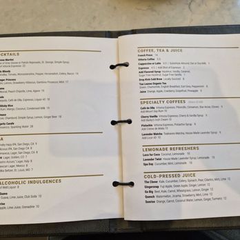Provisional Kitchen - Cocktails menu - Breakfast & Brunch Near Me - San Diego, California Provisional Kitchen - Cocktails menu - Breakfast & Brunch Near Me - San Diego, California