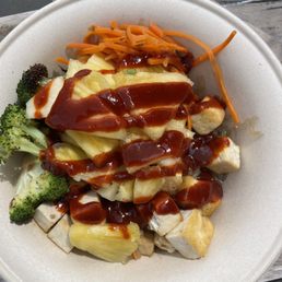 Tofu bowl, not on the menu, made my way. Tofu bowl, not on the menu, made my way.