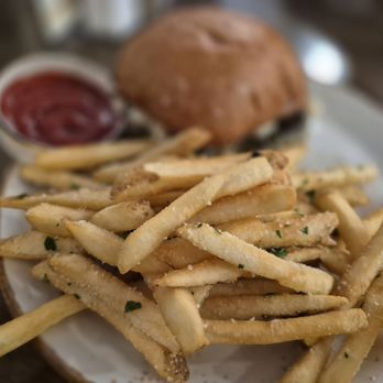 Atlas Restaurant & Bar - Lamb burger and parmesan fries - Bars Near Me - Brooklyn, Michigan Atlas Restaurant & Bar - Lamb burger and parmesan fries - Bars Near Me - Brooklyn, Michigan