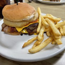 Purple Onion - Double Western Burger w/fries